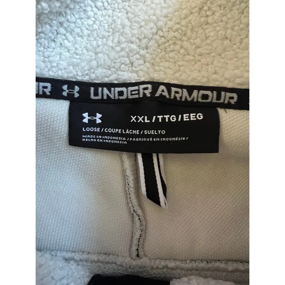 Under Armour Men Mission Boucle Swacket White/Blk 1366091-110 Size 2XL NWT